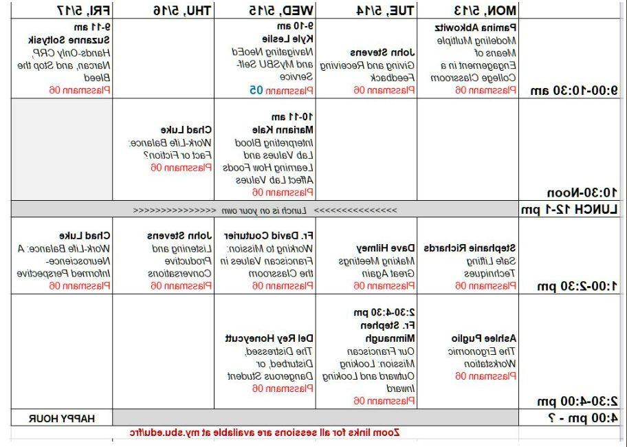 Week of Development 2024 Calendar